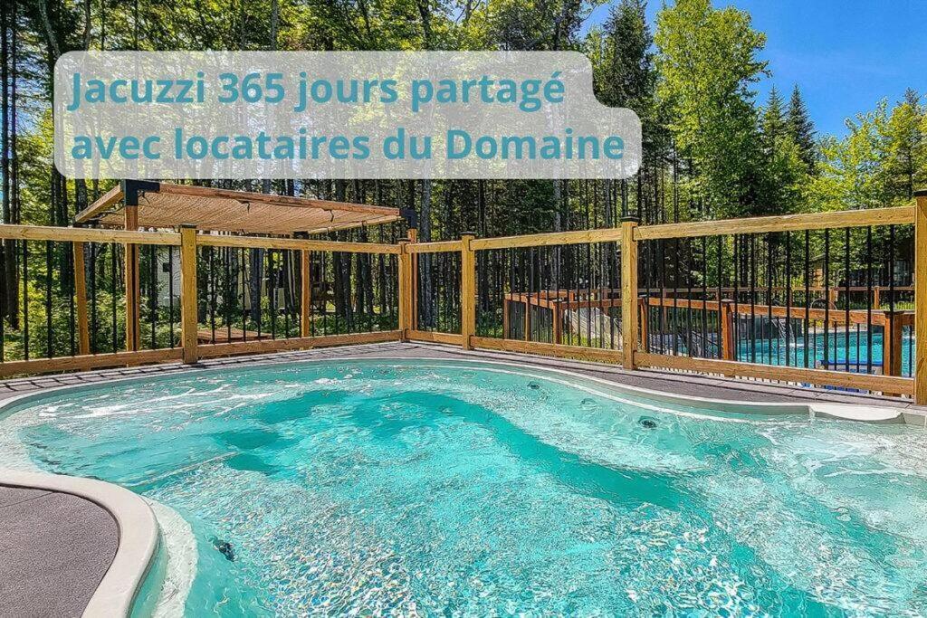 Nouveau - Chalet Moderne - Spa, Piscine & Sauna! Pont-Rouge Exterior foto